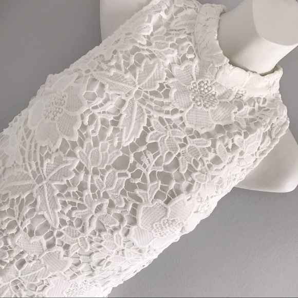 ASTR the Label White Samantha High Neck Dress • M - Picture 3 of 7